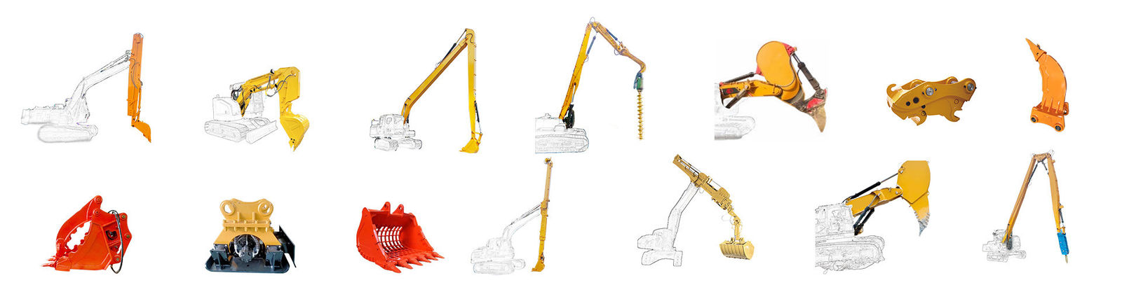 Escavatore Telescopic Boom
