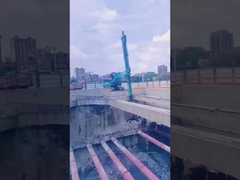 Armo telescopico a tre sezioni di escavatore