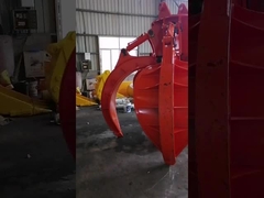 Grapple Claw Grapple Excavator Braccio telescopico con Grapple Clamshell Bucket per scavare