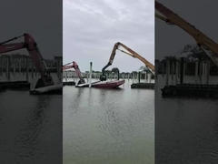 Escavatore pile braccio pile boom escavatore a lunga portata braccio lungo braccio lungo boom per gatto hitachi