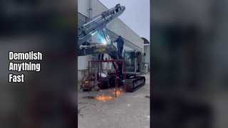 Martello demolitore idraulico per impieghi gravosi Potente strumento di demolizione per mini costruzioni di escavatori da 0,5-10 T