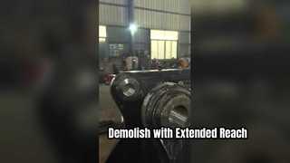 Braccio da demolizione per escavatore con braccio da demolizione a cesoia per frantumatore per escavatore