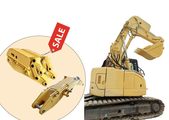 qualità  Construction Equipment Excavator Tunnel Arm Short Reach Boom With Bucket / Breaker fabbrica