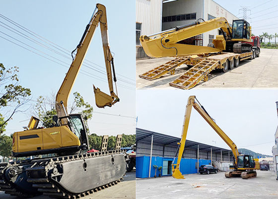 18m Long Reach Excavator Boom Equipaggiamento pesante Braccio lungo per la pulizia del letto del fiume