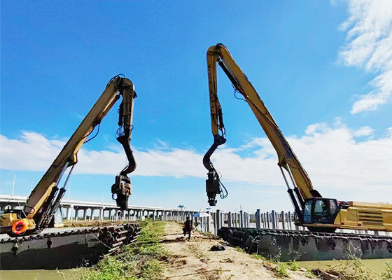 16m 18m 19m Escavatore di accumulo Boom e braccio di accumulo driver Attachment alta resistenza