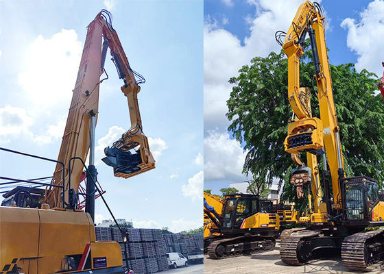 16m 18m 19m Escavatore di accumulo Boom e braccio di accumulo driver Attachment alta resistenza