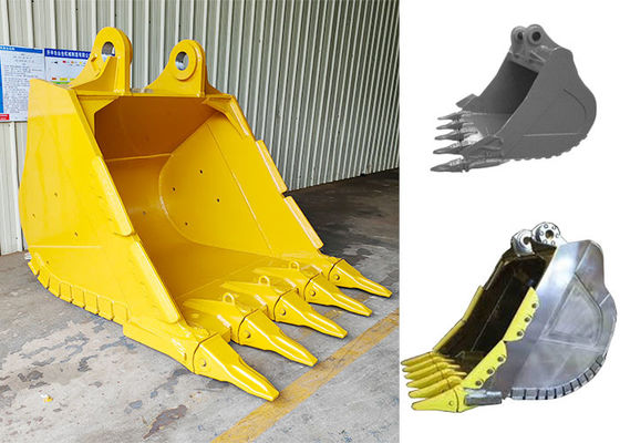 2 Cbm escavatore secchio di roccia Q355B macinatore di roccia secchio per escavatore
