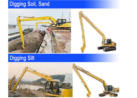 0.4 Cbm Excavator Long Reach Boom con Shaogang Q355B Bucket Cylinder