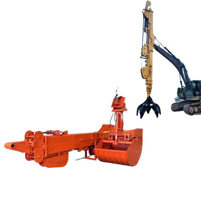 1.5m3 Capacità del secchio Telescopico Dipper Arm 3 Sezione Escavatore
