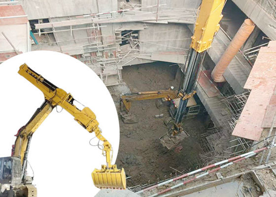 OEM Forte braccio dell'escavatore idraulico Telescopico Boom si estende fino a 32 metri