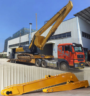 Escavatore a lungo raggio braccio di attacco 18m 16m Giallo Colore alto efficacia