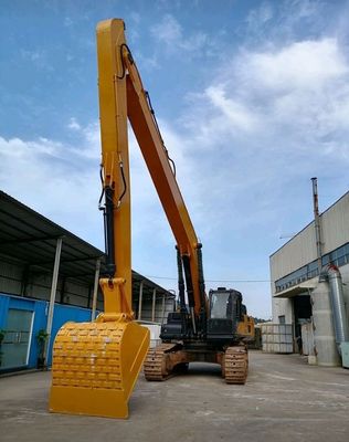 Escavatore a lungo raggio braccio di attacco 18m 16m Giallo Colore alto efficacia
