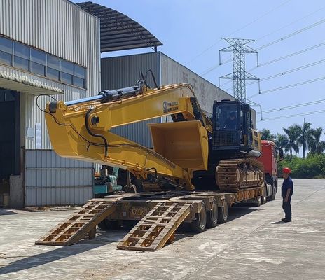 Escavatore a lungo raggio braccio di attacco 18m 16m Giallo Colore alto efficacia