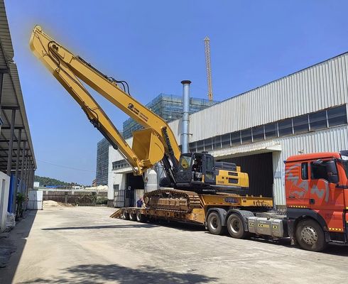 Escavatore a lungo raggio braccio di attacco 18m 16m Giallo Colore alto efficacia