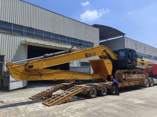 Escavatore a lungo raggio braccio di attacco 18m 16m Giallo Colore alto efficacia