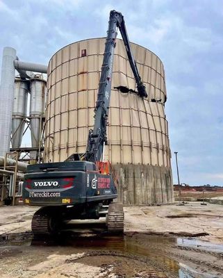 Tre parti Telescopico Boom demolizione, Q355B Q690D demolizione Excavator braccio