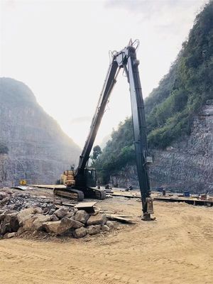 Tre parti Telescopico Boom demolizione, Q355B Q690D demolizione Excavator braccio