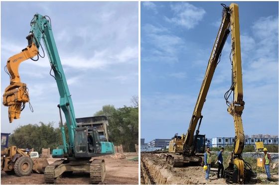 Escavatore a lunga portata Vibratore di pile braccio motore per le soluzioni di costruzione di pile