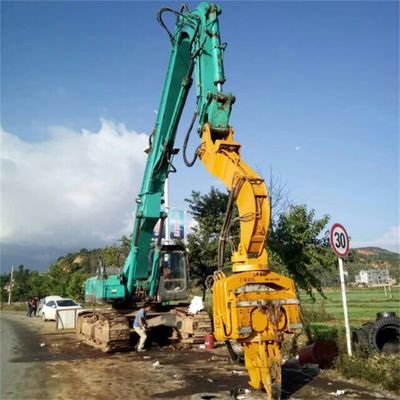 Colore personalizzato scavatore pila braccio a motore a spinta con attacco martello auger