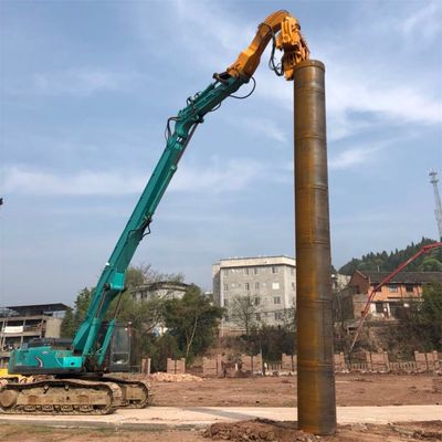 OEM Scavatore a pila di guida Boom Arm martello a pila vibrante Attachment