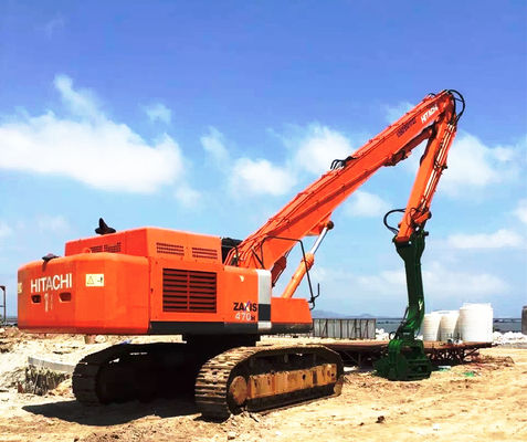Colore personalizzato scavatore pila braccio a motore a spinta con attacco martello auger