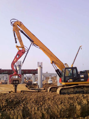 20 tonnellate-85 tonnellate escavatore pile driver braccio boom per gatto Hitachi Komatsu pile braccio pile boom per escavatore