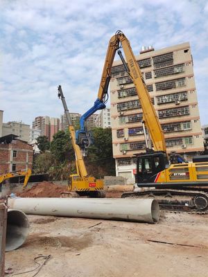 20-85 tonnellate di escavatore a lungo raggio braccio idraulico per la perforazione profonda delle fondamenta
