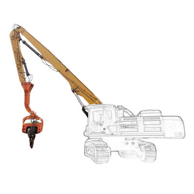 20 tonnellate-85 tonnellate escavatore pile driver braccio boom per gatto Hitachi Komatsu pile braccio pile boom per escavatore
