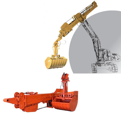 Accessori per escavatori braccio telescopico BS900E Q355B Materiale tre sezioni