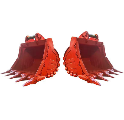Escavatori di roccia Ripping Bucket Design dentale aggressivo per le operazioni di cava