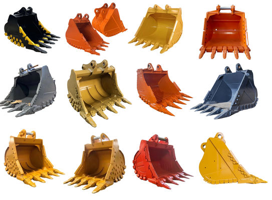 ODM OEM Heavy Duty 1 Cbm Rock Bucket per macchinari da costruzione Escavatore Scavo Compatibile con CAT320 PC200 ZX200