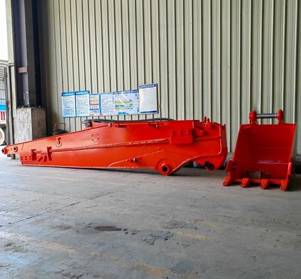 Q355B Excavator Extension Arm Telescopic Boom Hydraulic Sliding Arm Per Pozzi Profondi