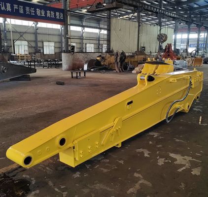 Boom telescopico per escavatore con secchio standard Hitachi Komatsu Giallo Rosso