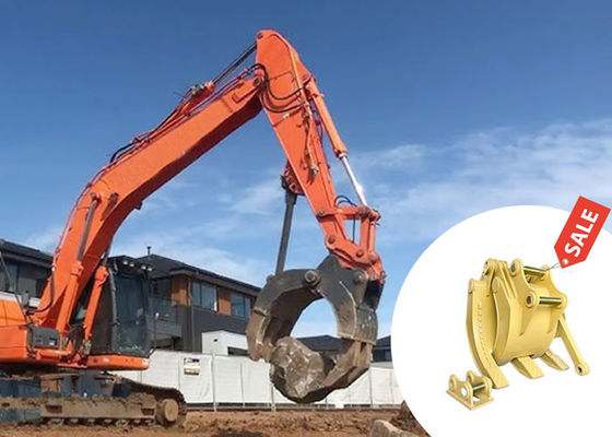 Longer Life Span Mechanical Stone Grapple per gatti HITACHI KOMATSU SANY