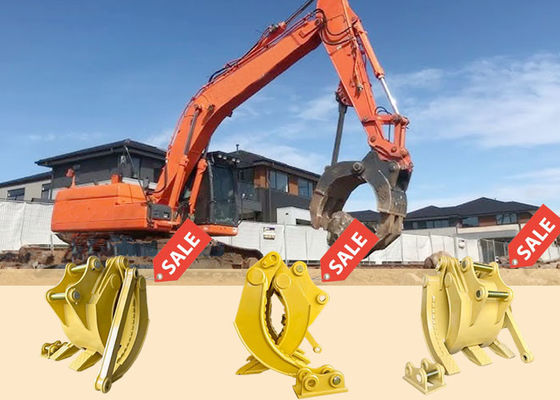 NM400 Q355B Aggancio meccanico per afferrare il tronco di pietra Gatto Hitachi Komatsu