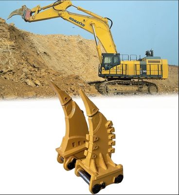 Ripper idraulico a controllo delle vibrazioni su misura per scavatori di estrazione mineraria o di costruzione