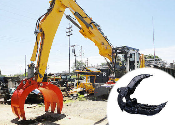 Longer Life Span Mechanical Stone Grapple per gatti HITACHI KOMATSU SANY