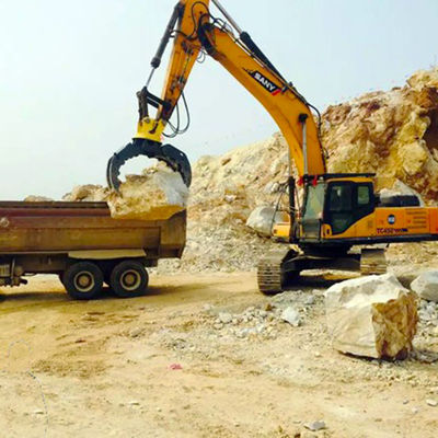 Pinza idraulica con angolo di rotazione di 360 gradi con 2 cilindri Servizi OEM forniti