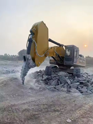 Braccio di scavo per potenza massima nei progetti di scavo roccioso