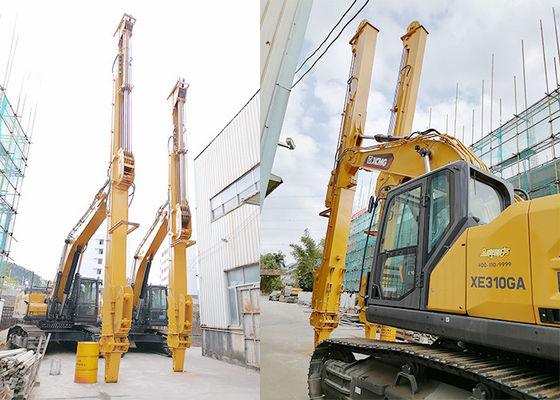 Telescopic Boom Excavator con Grab Clamshell Bucket per gatti hitachi komatsu