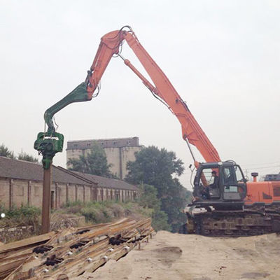 20m 22m Pile driver idraulico Attachment per braccio di guida del pile escavatore