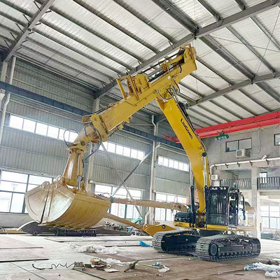 Escavatore telescopico con secchio di conchiglia Boom telescopico per gatti hitachi komatsu