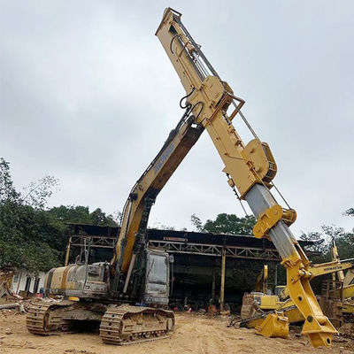 20m 25m Telescopico Dipper Arm con Clamshell Bucket Grapple Clamshell Telescopico Arm