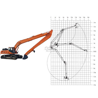 Hitachi Excavator Long Reach Boom Arm Boom Excavator per il lungo raggio