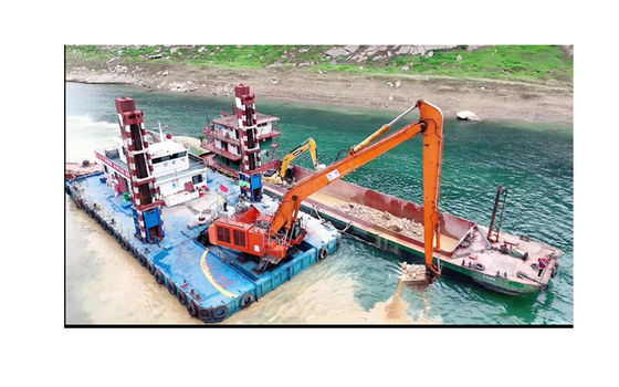 30M 32M Escavatore braccio lungo a spinta in vendita per 120Ton Escavatori