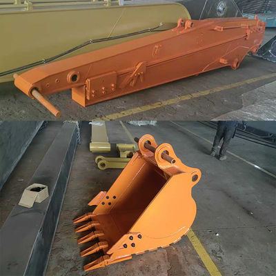 Lungo raggio di utilizzo escavatore telescopico Boom Shaogang Q355B Migliore slider