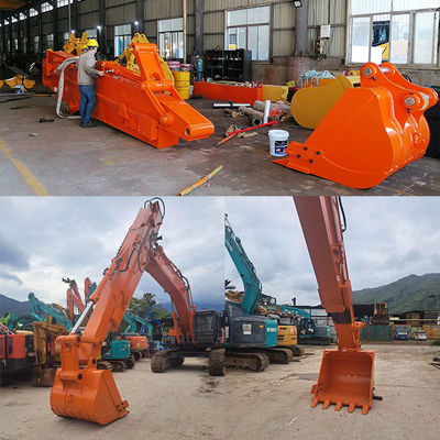 8M 10M 12M Telescopic Arm Excavator Utilizzo Q355B Grande produttore