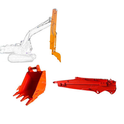 1200 mm Excavator Telescopic Arm Giallo Rosso Blu Bianco
