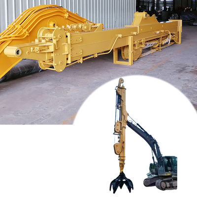 30m 32m Telescopico Dipper Arm con Clamshell Bucket Grapple