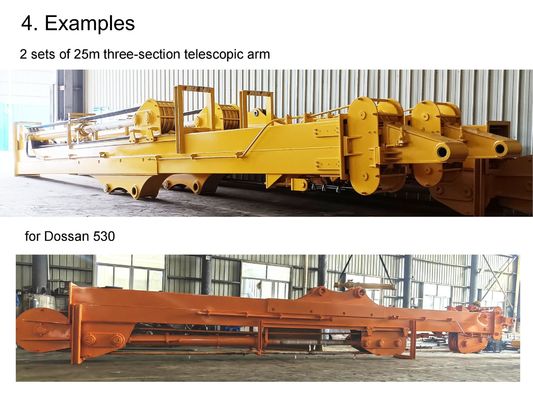 Telescopico escavatore BS900E corda di filo con saldatura allegati personalizzati